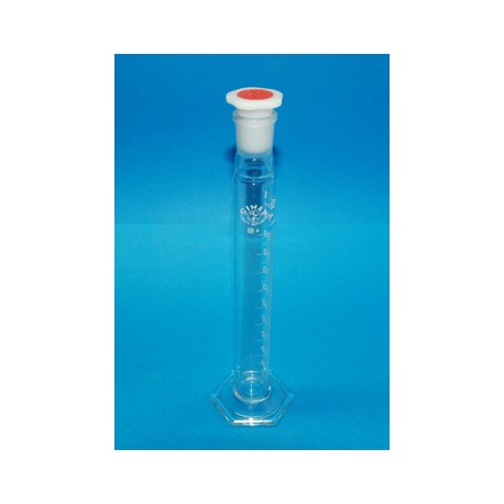 PROBETA Graduada con tapon polietileno y base hexagonal SIMAX Boca 45/40 Capacidad 1000ml