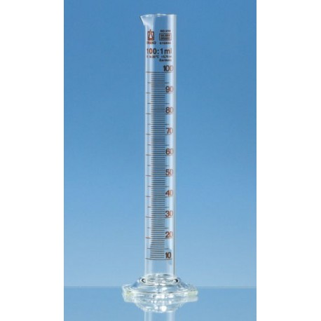 PROBETA GRADUADA Forma alta Clase B Boro 3.3 1/5 10ml