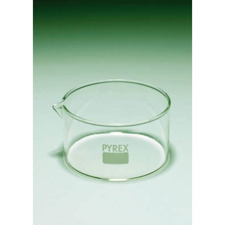 Cristalizador placa de cristalización con pico boquilla PYREX 30ml Ø52mm