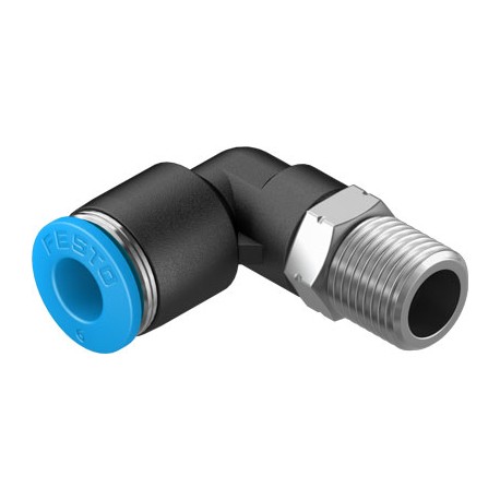 Racord rápido roscado orientable Acodado en L orientable Ref. FESTO QSL-1/8-6