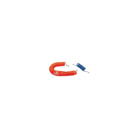Tubo Poliamida Semi-Rígida Espiral Rosca BSPT 1/4 (Cenflex) Ø8x6mm Azul 4m Ref. 1471P08 04 13