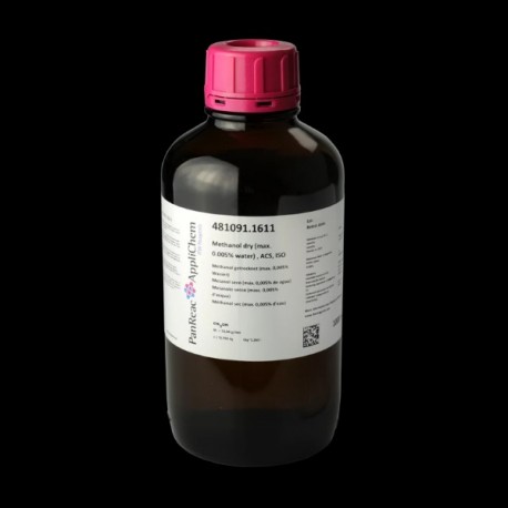 Metanol seco (máx. 0,005% de agua) ACS, ISO 1000ml 1litro