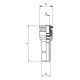Racord Reductor enclavable 8mm 6mm Ref. AIGNEP 57700 8 6