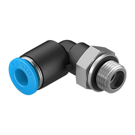 Racord rápido roscado orientable Acodado en L orientable Ref. FESTO QSL-G1/8-6