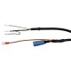 Cable coaxial doble apantallado Conector para electrodo PVC Ø7,2mm Tipo CPK1-880A Long. 6m