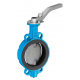 Válvula de Mariposa tipo WAFER ebro Z011-A Agua PN10 GG25/316/EPDM DN100 con palanca