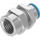 Racor Pasamuros Roscado QSSF-3/8-8-B Ref. FESTO 153167