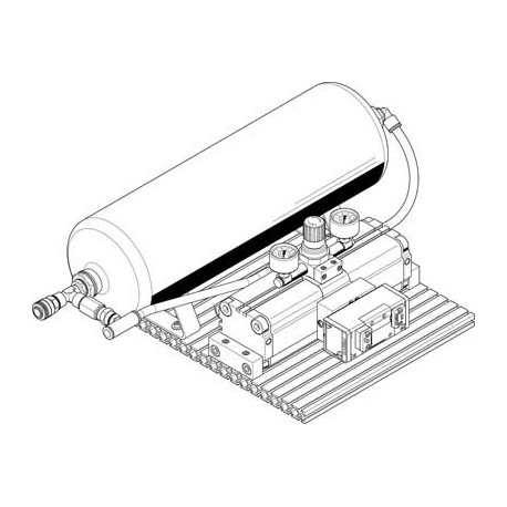 Intensificador de Presión DPA-63-10-CRVZS10 Ref. FESTO 552932