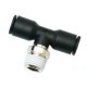 RACOR TE MACHO RACOR LATERAL BSP CONICO D12 R1/4