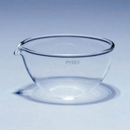 Capsula de evaporación fondo plano vidrio borosilicato PYREX Ø60 45ml