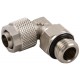 Racord Codo Giratorio Cilíndrico 1/4" Tubo 6 RCG6-1/4 Ref. 1115 6/4 1/4