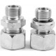 Racord hidráulico PARKER Conector A Macho G 1/4 Conector B M8