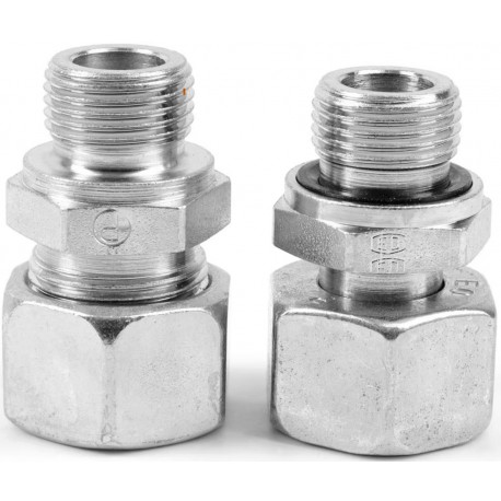 Racord hidráulico PARKER Conector A Macho G 1/4 Conector B M8
