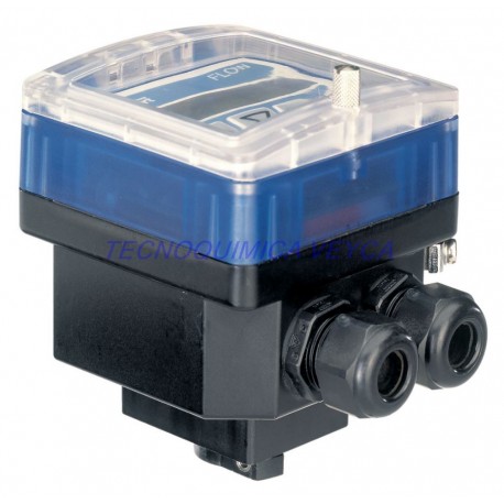 Transmisor de Caudal para racord de sensor INLINE dosificador Caudalimetro Tipo SE35 115-230VAC