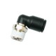 Racord Codo orientable Cónico Rosca Macho 6mm x 1/8" BSPT Ref. LEGRIS 3109 06 10