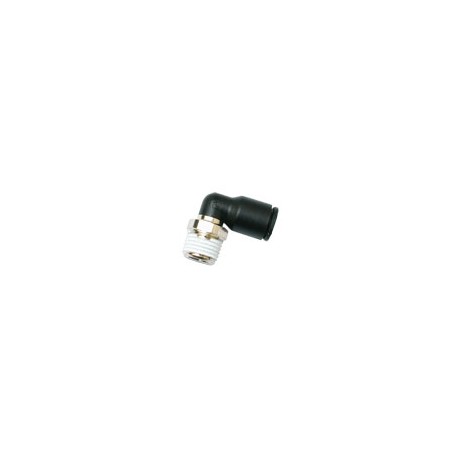 Racord Codo orientable Cónico Rosca Macho 6mm x 1/8" BSPT Ref. LEGRIS 3109 06 10