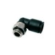 Racord Codo orientable Macho cilíndrico 8mm x 1/8" BSPP Ref. LEGRIS 3199 08 10