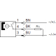 Sensor detector de proximidad eléctrico, montaje por arriba M8 SME-8M-DS-24V-K-0,3-M8D Ref. 543861