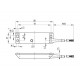 Sensor magnético de seguridad  con actuador IP67 BNS 33-11ZG-1,0M