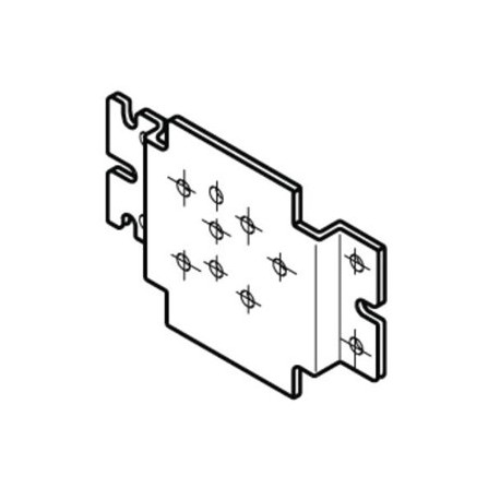 Accesorio Placa soporte fijación recta de montaje